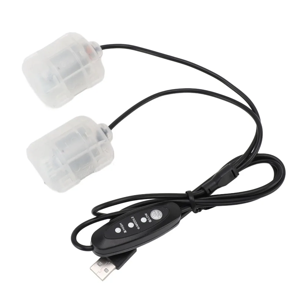 3 Speed Vibration Motor 3000-4500RPM USB Power Electric Vibrating Motor 1 to 2 Splitter DC5V Massage Vibrator Motor