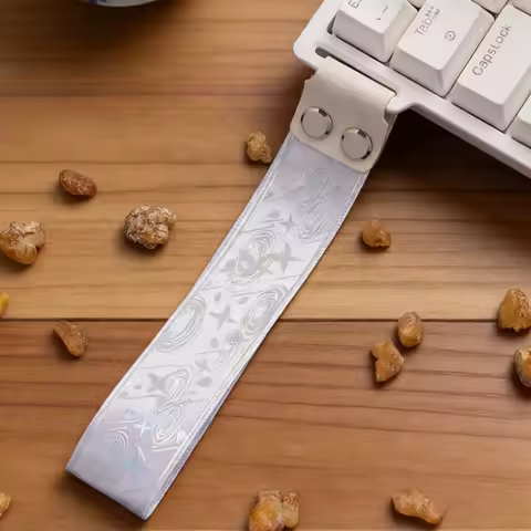 Wooting Gaming Keyboard Strap Laser Butterfly Custom Personalize Anime Magnetic Switch Buckle Keyboard Ribbon Charm Accessory