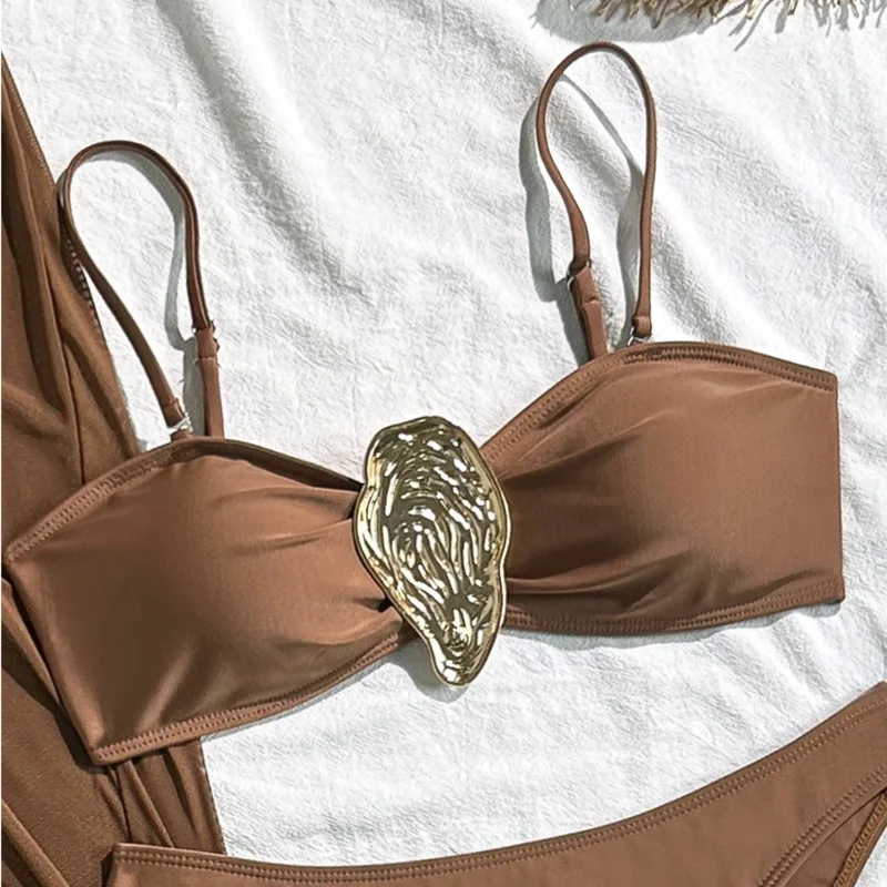 2026 مثير البيكينيات الإناث المايوه النساء ثلاث قطع ملابس السباحة الشاطئ ملابس سباحة لباس سباحة البرازيلي مجموعة البكيني بركة السباح #3