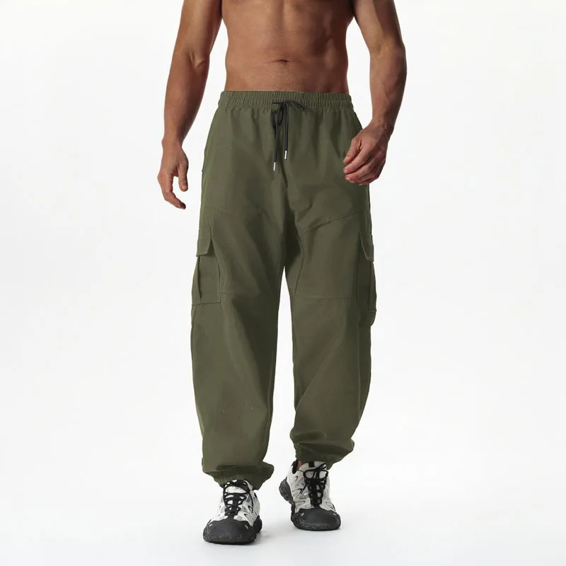 

2025 NEW Men's Cargo Pants Loose Fit Casual Trousers Spring Autumn Comfortable Trendy Korean Style Srteet Pants for the Young