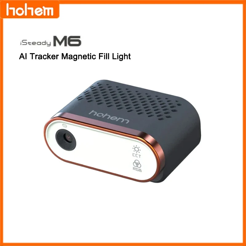 

Hohem iSteady M6 AI Tracker Magnetic Fill Light Integrated with AI Vision Sensor