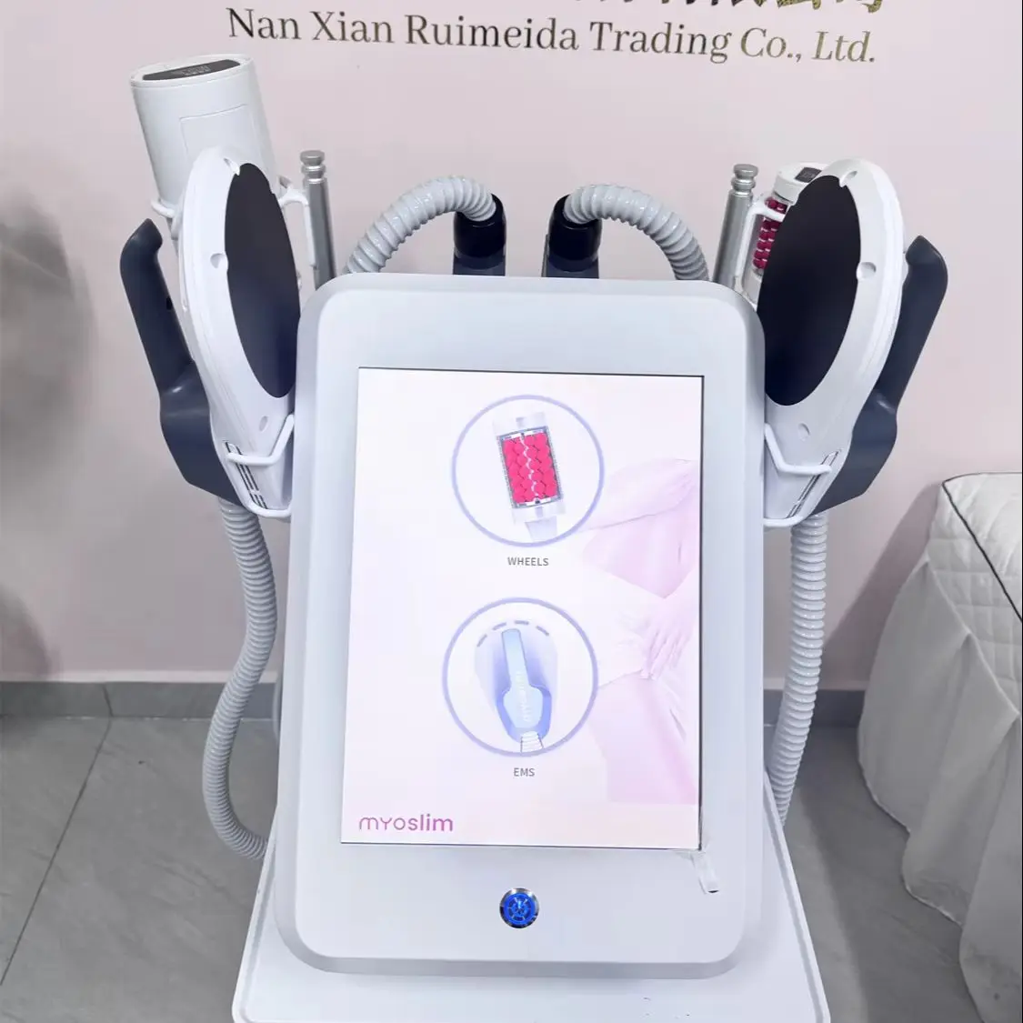 EMS Vacuum Inner Ball Roller 360 Degree Rolling Cellulite Massage Weights Loss Machine Body Muscle Body Slimming Fat Removal