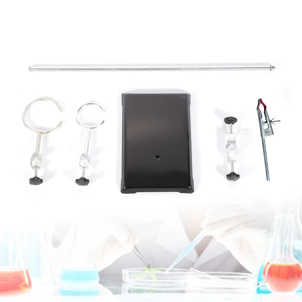 Imagem -05 - Clamp Suporte Stand Braçadeira Dispositivo Fixture Flask Stand 50cm Lab