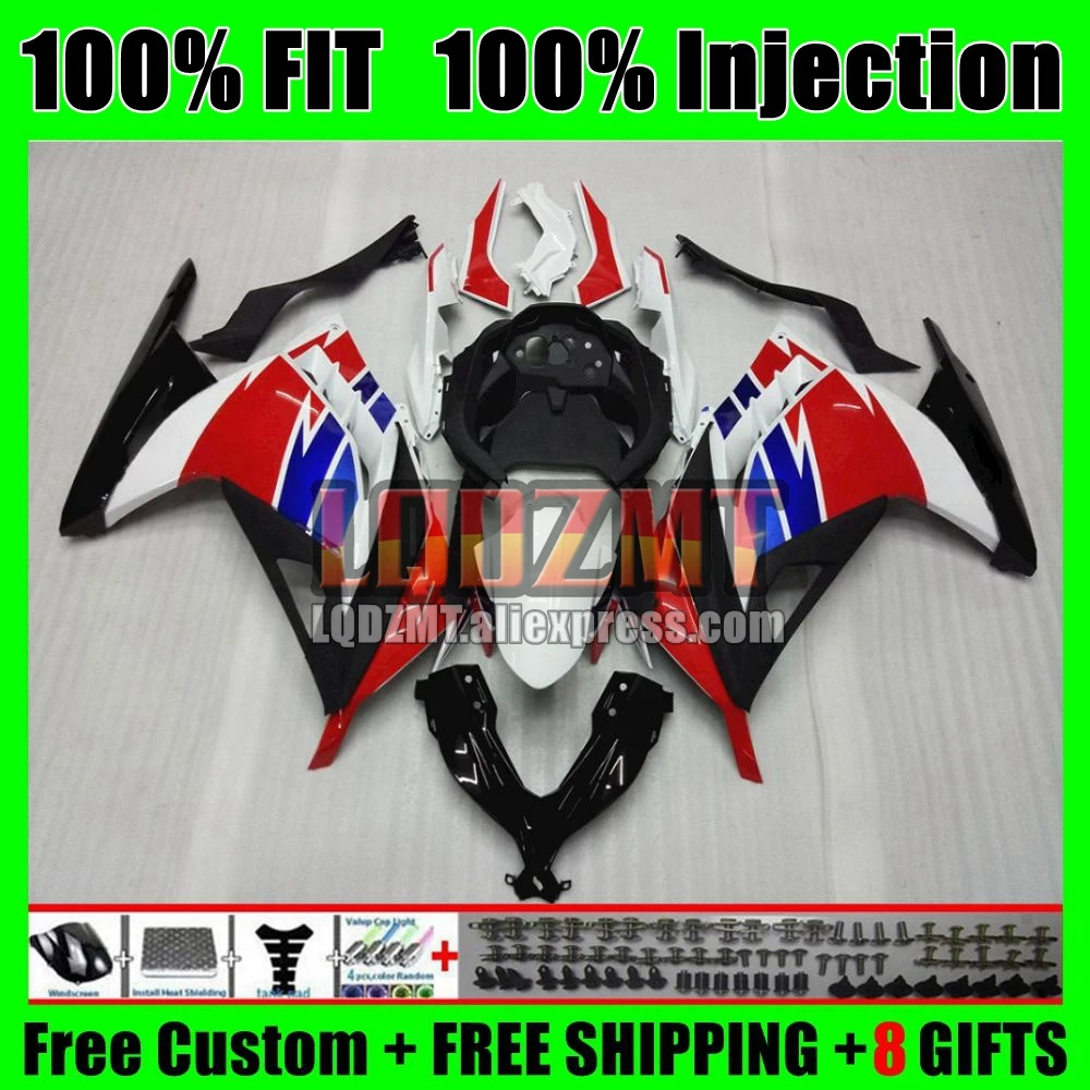 OEM Body For KAWASAKI NINJA EX-300R EX 300R EX300R 2013 2015 2016 2017 76No.14 Red blue blk  EX 300 EX300 13 14 15 16 17 Fairing