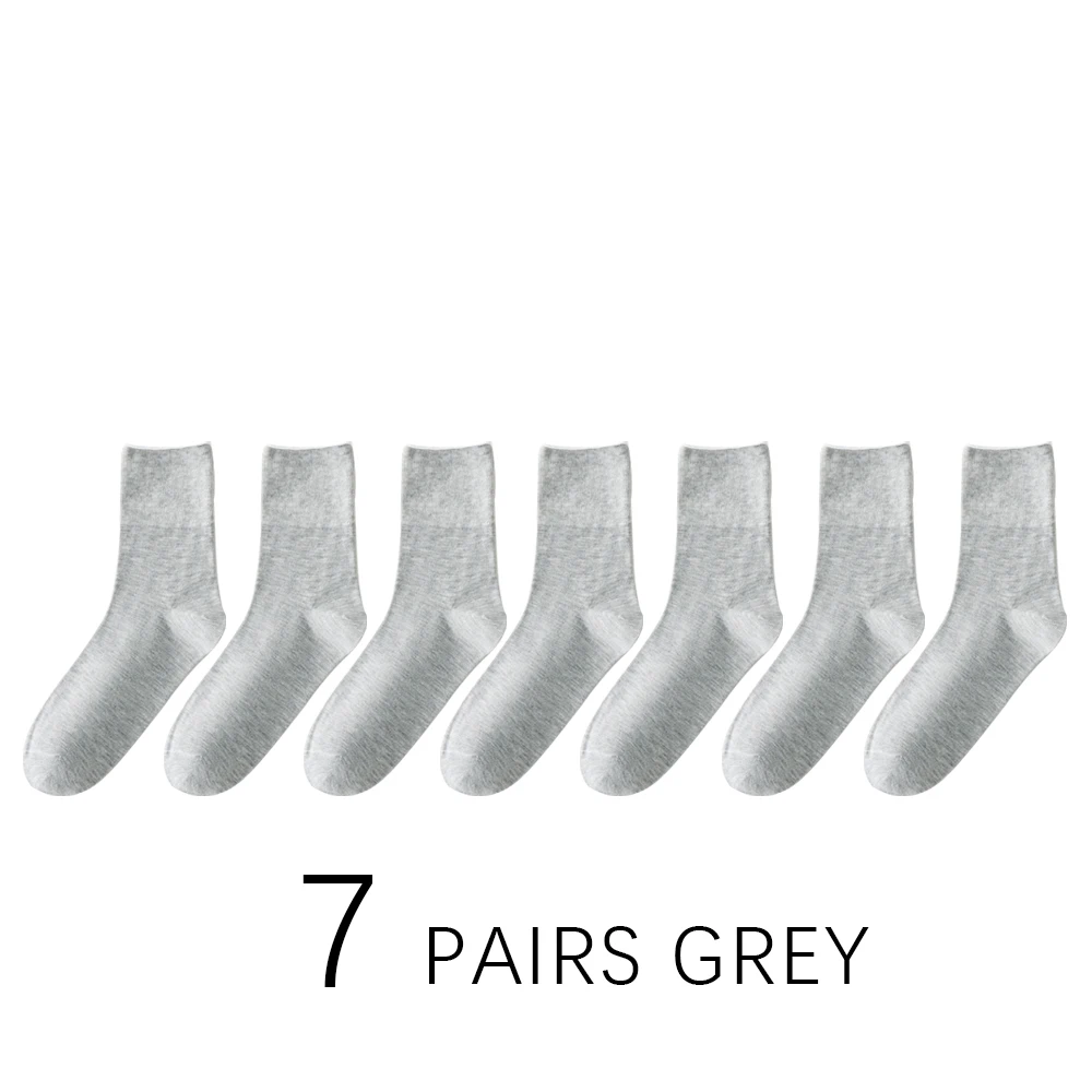 7 Paar nicht bindende Diabetes-Socken für Herren, bequeme, atmungsaktive Socken, geeignet für ältere Menschen, für dicke Füße, Herren, Übergröße 39–48