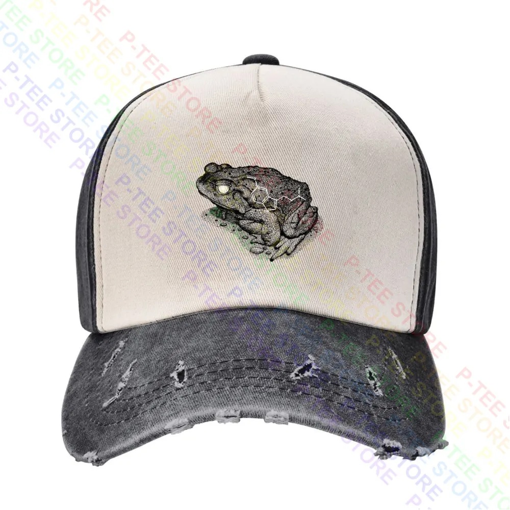 Sonoran Desert toad Bufo alvarius toad 5Meo โมเลกุล DMT หมวกเบสบอลหมวก Snapback Topi Bucket ถัก