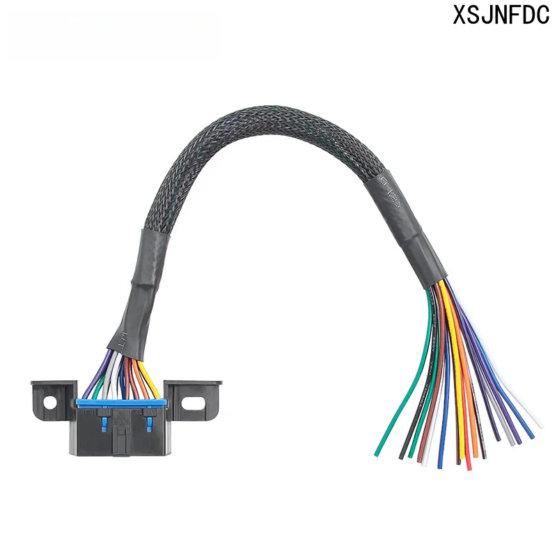 

OBD2 Female Head 16 Core Car Extension Cable 30cm ECU Test Harness Female Cable connector