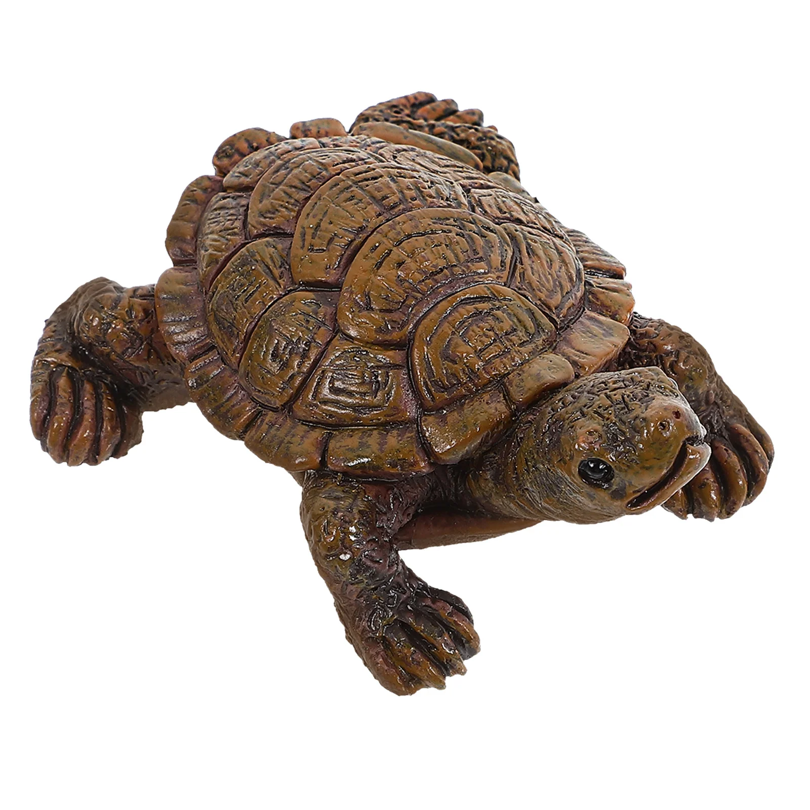 

Small Turtle Resin Craft Desktop Decoration Lucky Animal Sculpture Simulation Turtle Realistic Animal Figures