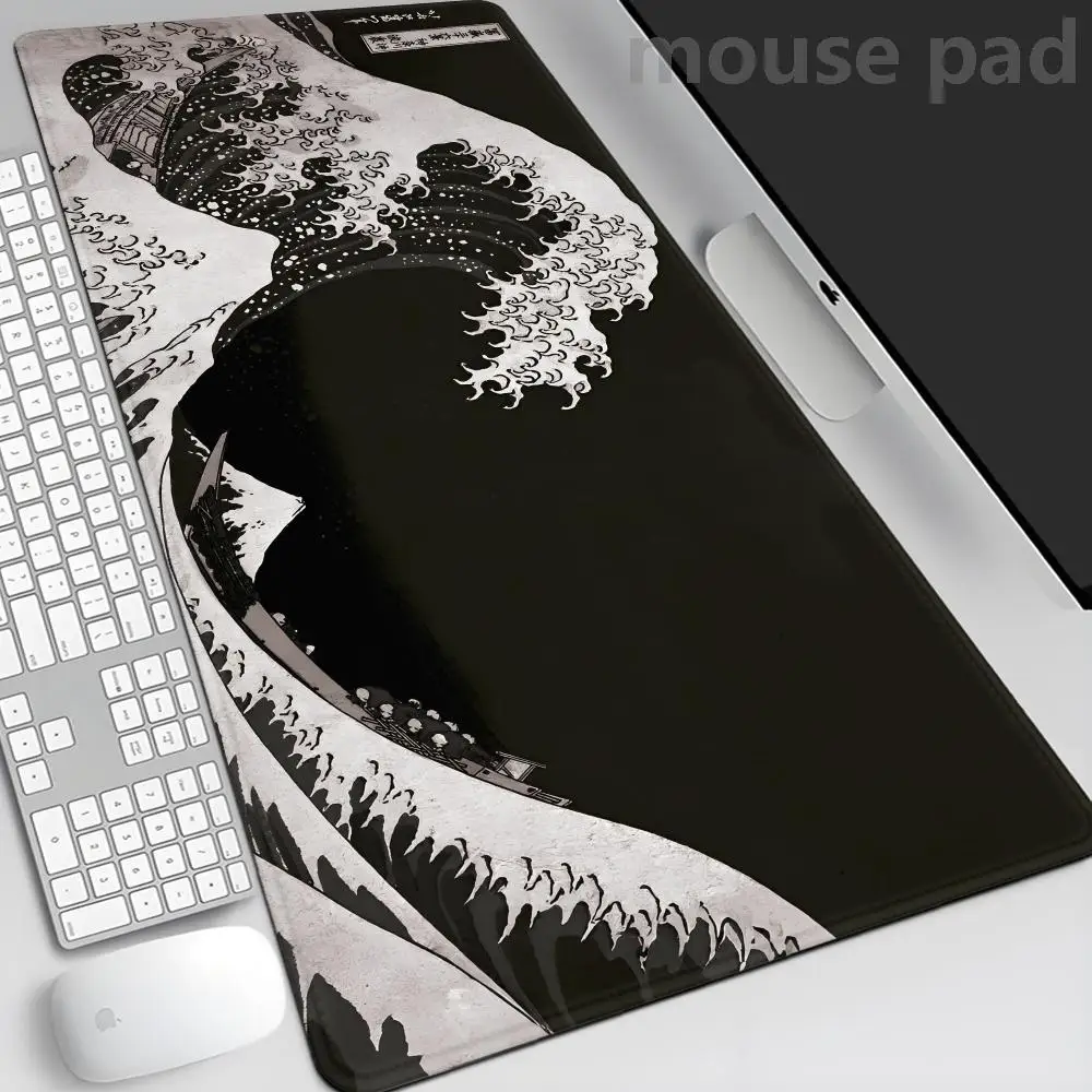 

Art Mouse Pad Japan The Great Wave of Kanagawa Large Gaming Mousepad Gamer Keyboard Mouse Mats Office Computer Laptop Desk Mat