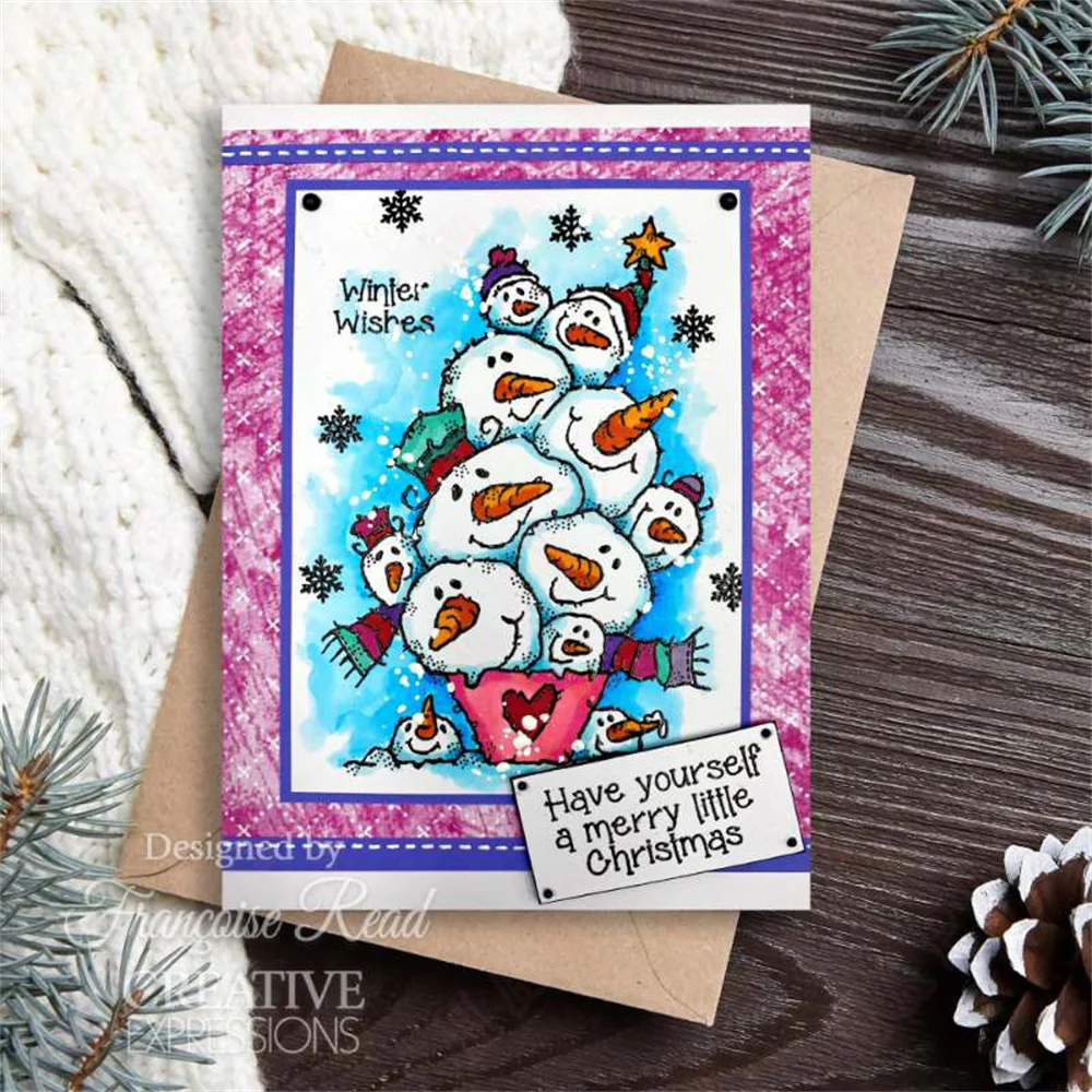 Magical Christmas Greetings Stamps 2024 Arrival New Metal Cutting Dies And Stamps Scrapbooking DIY Decoration Craft Embossing