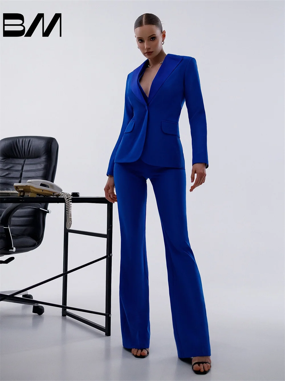 Classic Women Formal Business Suits Elegant Office Women Pant Suits Wedding Tuxedo Blazer Costume Femme Office Workwear