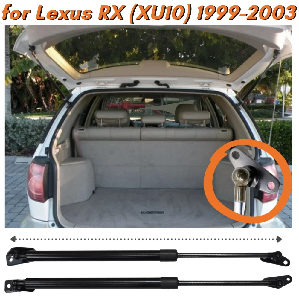 

Qty(2) Trunk Struts for Toyota Harrier (XU10) 5-door SUV 1997-2003 495mm 68950-49015 Rear Tailgate Boot Gas Springs Lift Support