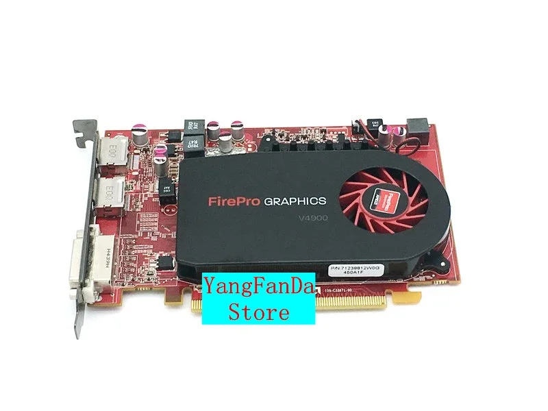 FirePro V4900 1G 1gb  professional graphic design graphics card CAD/PS plane drawing 3D modeling rendering