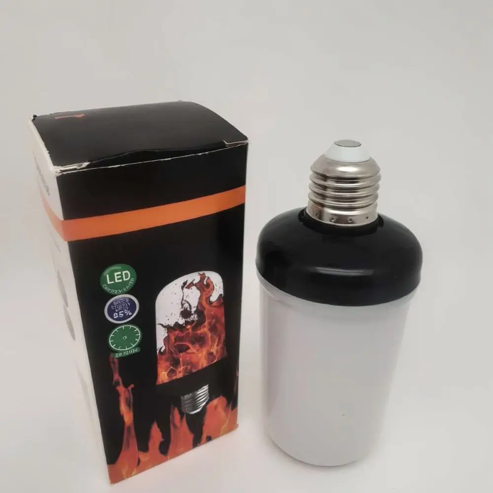 Creative Dynamic Flame Bulb Realistic Flicker Light For Christmas Halloween Party Event Indoor Outdoor Mood Illumination