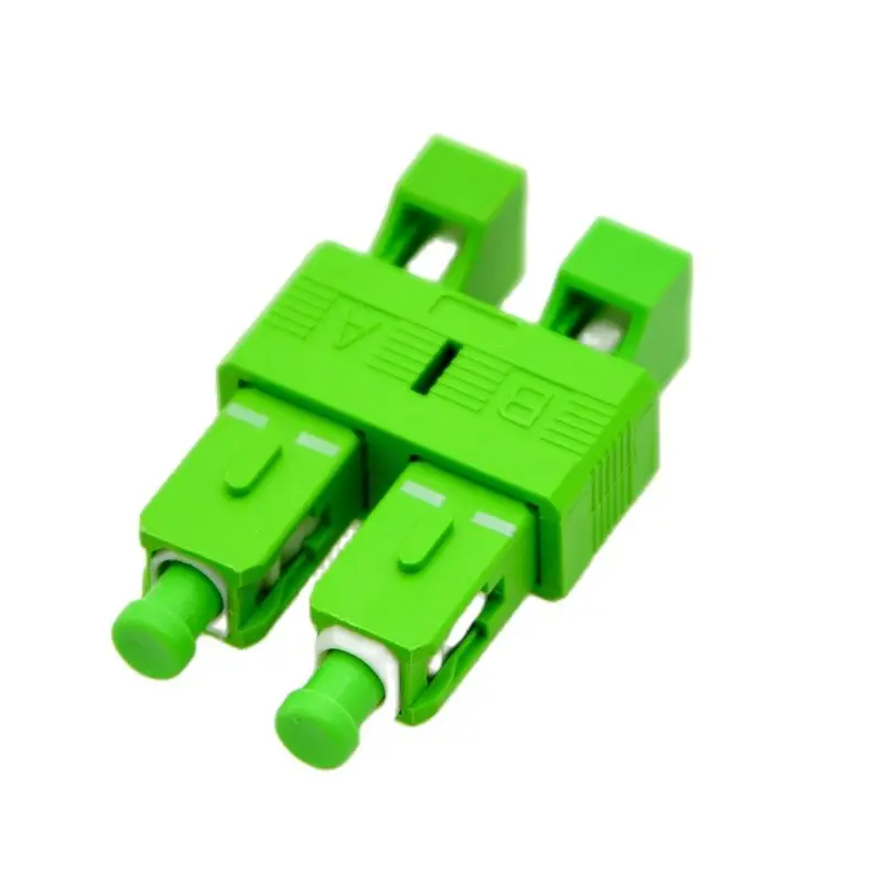 New Optical Fiber Adapter Connector SC Male-LC Female Single- Multimode Double Core Fiber Flange Coupler Adapter Free Shipping