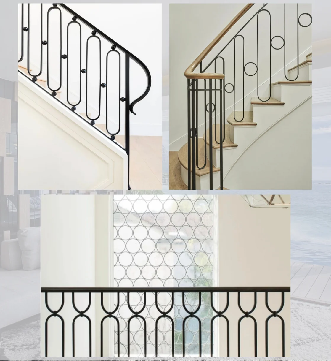 التخصيص الدرابزين والدرابزين الأنيق في الأماكن المغلقة والخارجية 304 الفولاذ المقاوم للصدأ نحى الأنابيب المستديرة المقاومة للصدأ