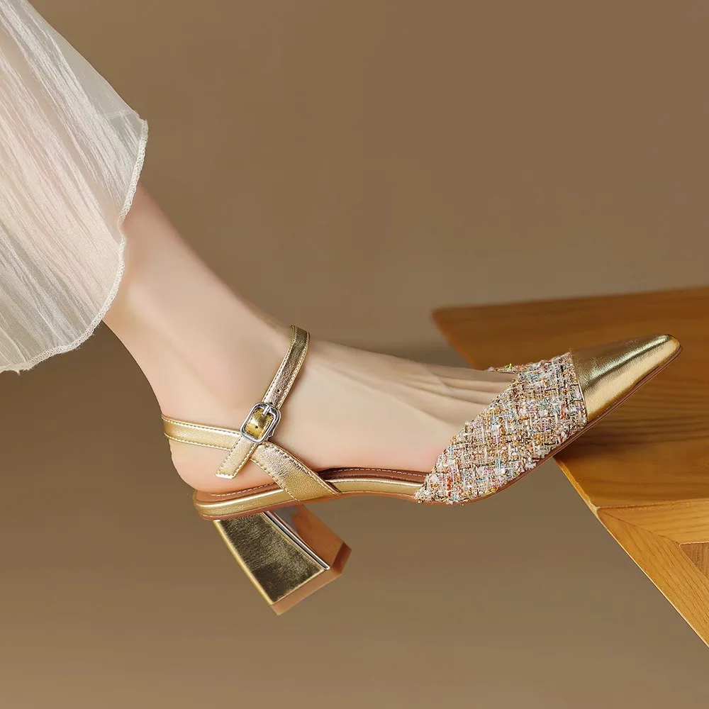 sandali-con-punta-chiusa-scarpe-in-vera-pelle-donna-cinturino-con-fibbia-tacchi-estivi-a-punta-argento-autentico-ragazze-2025-decollete-alti-a-blocchi