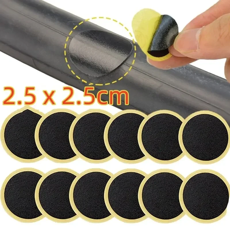 30/20/10PCS Bicycle Glue-free Tire Patches Tool Quick Repairing Tyre Protection Patch Adhesive Quick Drying Bike Accessories 30/ image 2