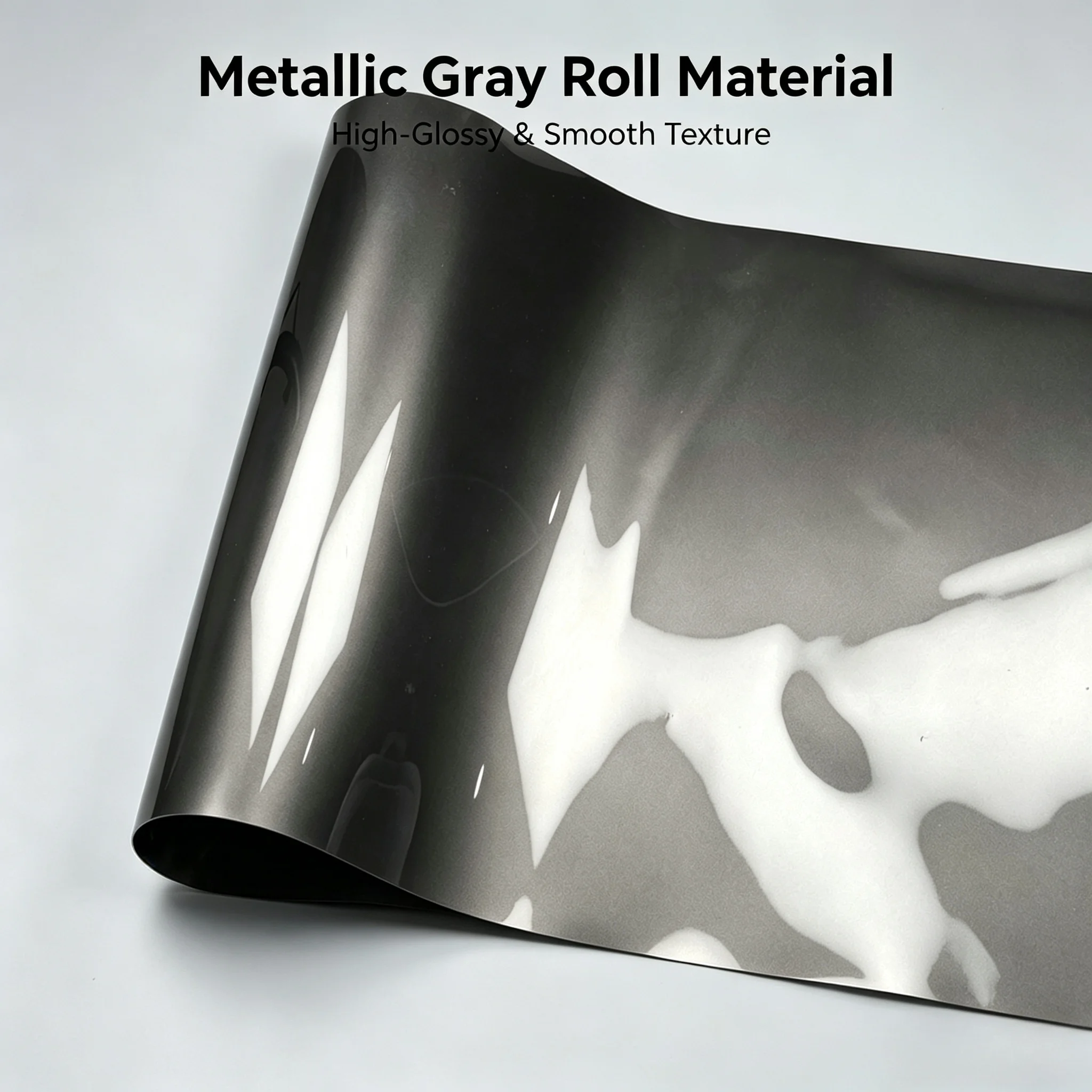 

High Gloss Liquid Metal Gray Automotive Sticker for Car Exterior Car Stickers Vinyl Wrap Decals for Vehicle Film Wrapping Tuning