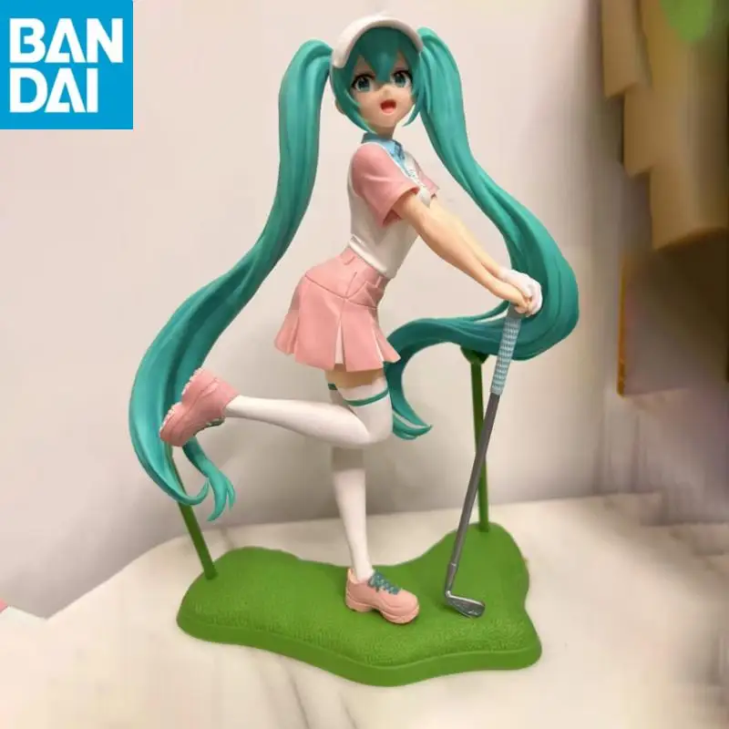 

Original Bandai Namco Banpresto In Stock Hatsune Miku Holiday Memories Golf Desktop Ornament Collector Figurine Model Toy Gift