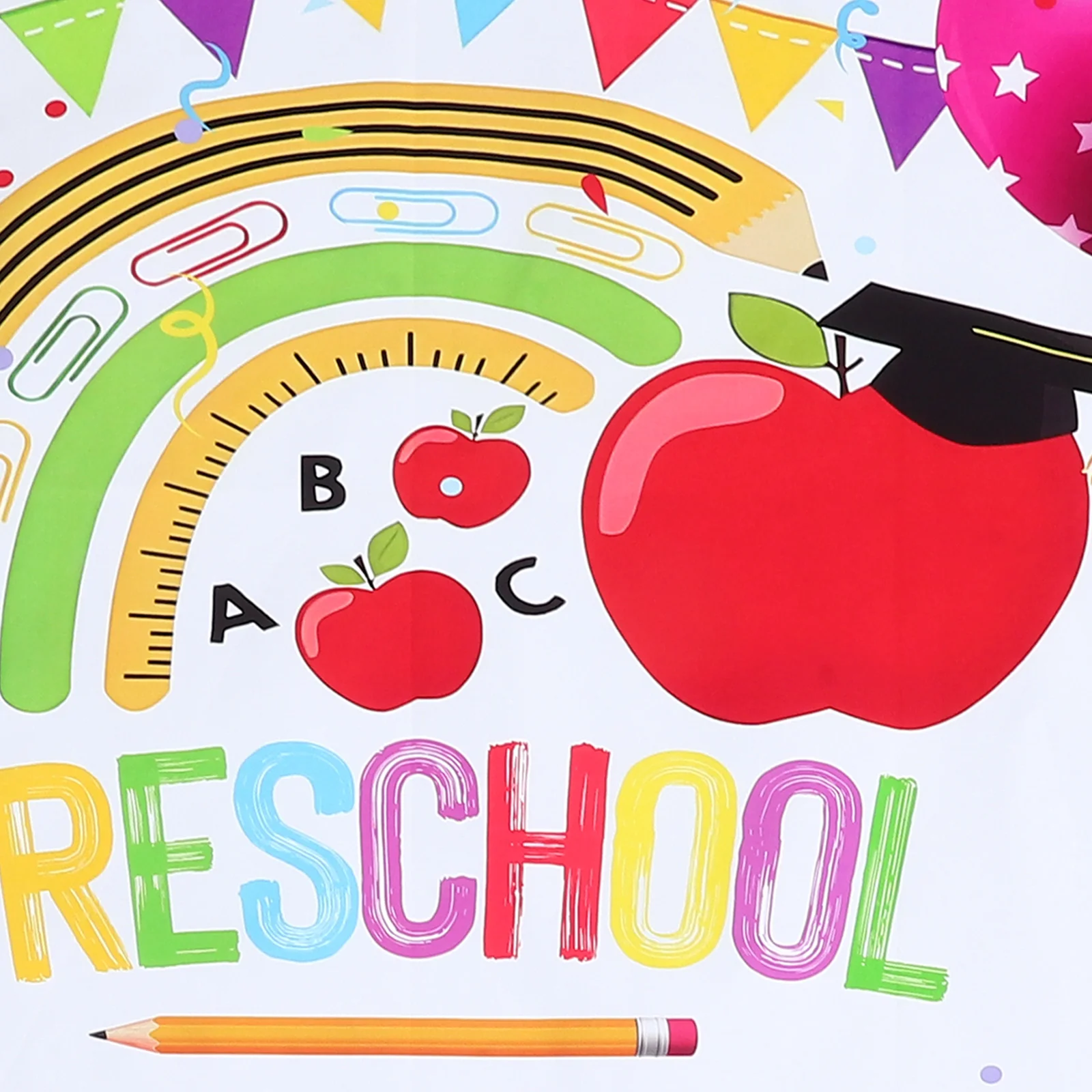 

Background Decorative Banner Graduation Decorations for Preschool Banners