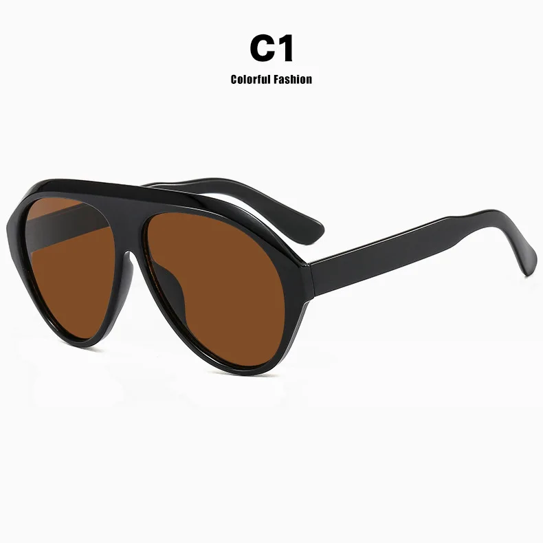 Mode Übergroßen Sonnenbrille Frauen Marke Designer Vintage Sonnenbrille Weibliche Goggle Großen Rahmen Outdoor Oculos De Sol 802392 – Detail 3