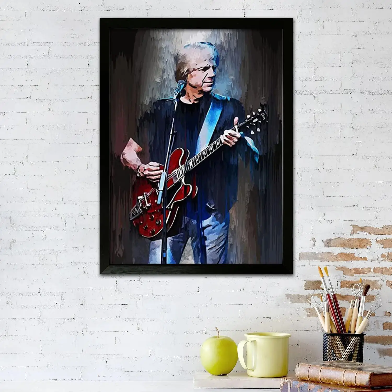 Justin Hayward Canvas Art Poster, Wall Art Picture Print, Modern Family Bedroom Decor Posters,Decorative painting