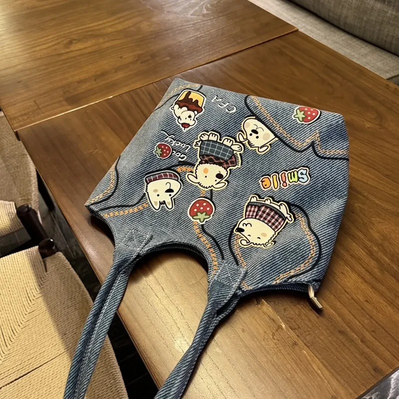 

Милая сумка-ведро большой вместимости, женская сумка, сумка для ланча, сумка через плечо, сумка для мамы, сумка-тоут, мягкое полиэфирное волокно, внутренняя структура