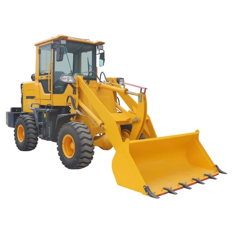Forklift loader, four-wheel drive small 20-type construction wood grabber