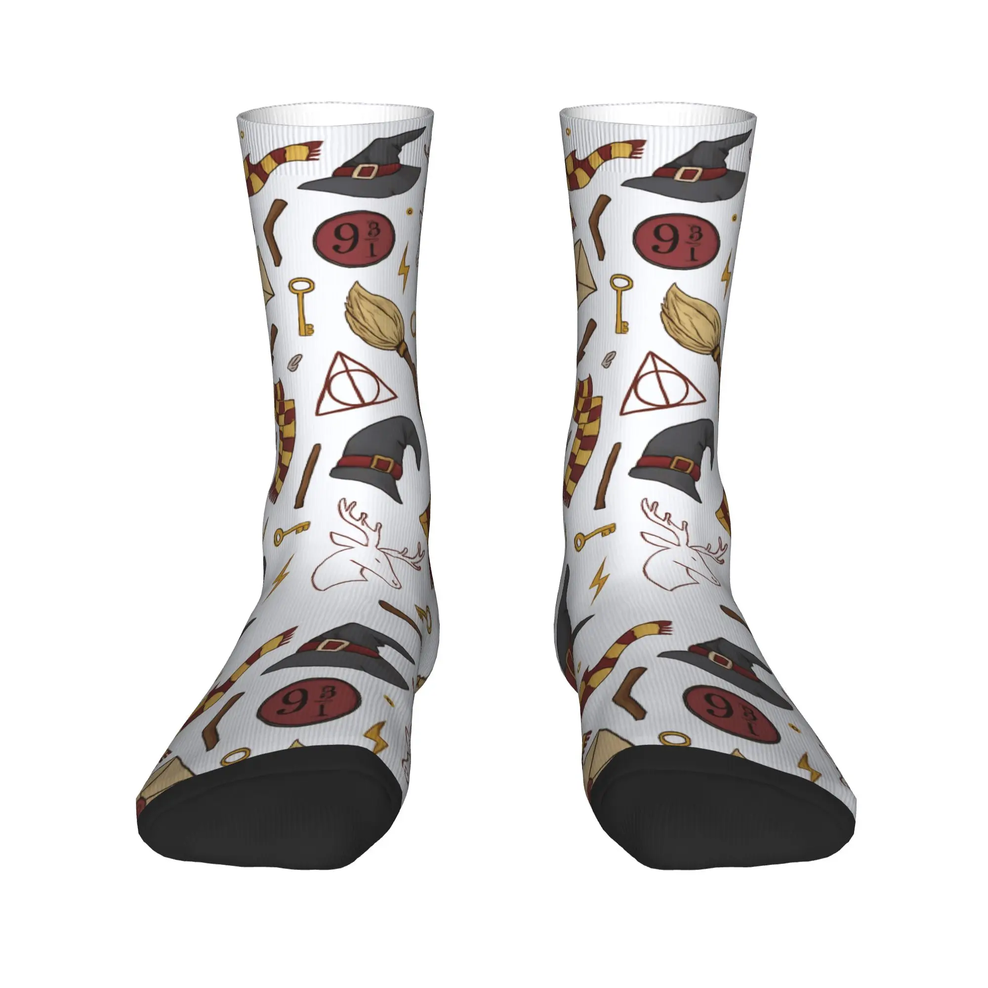 H-Harry P-Potter Stockings  Funny Socks Men's Breathable Socks Autumn Climbing Design Non Slip Socks Gift Idea