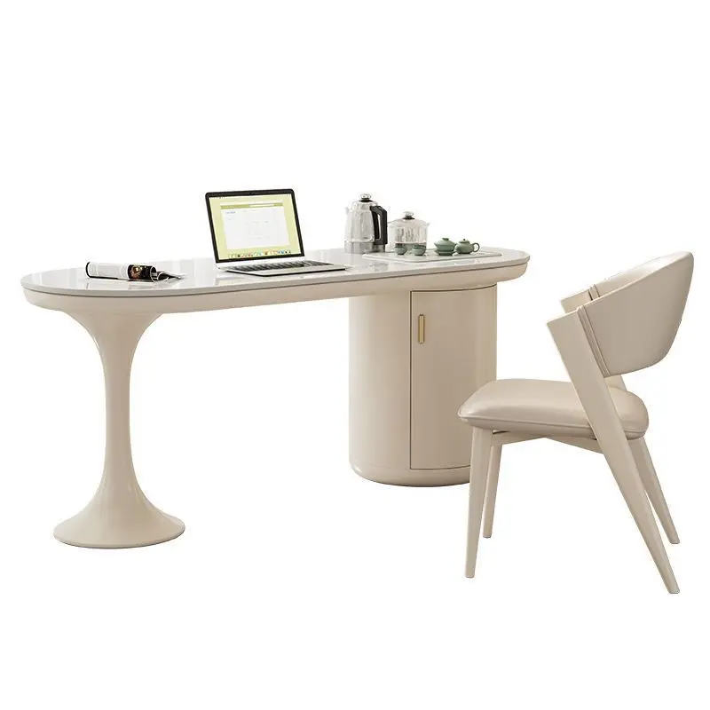 The desk is integrated and dual-use, light luxury, modern and simple, household