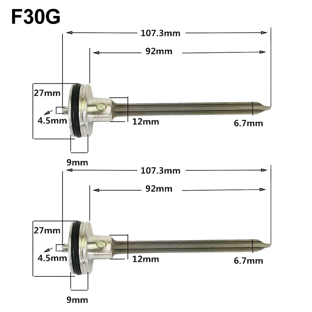 2Pcs Pneumatic Nailer Needle Nailer Parts Accessories Spare Parts T50DC /ST64 For F30D /F30G /T50DC /ST64 /P625B /1013J /422J