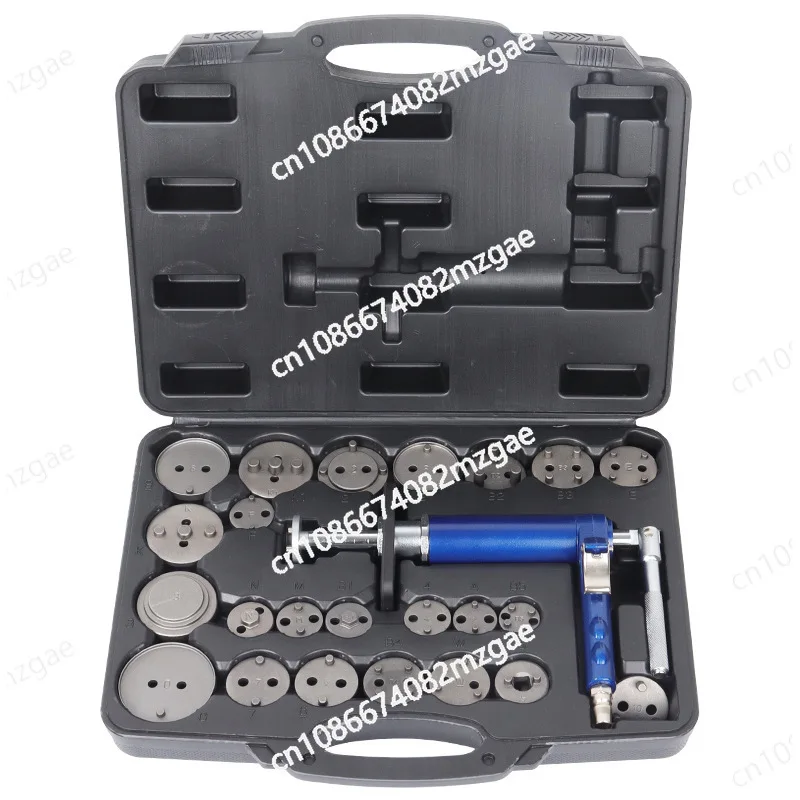 24 piece set of pneumatic brake cylinder return tool adjustment piston top return brake pad replacement and disassembly