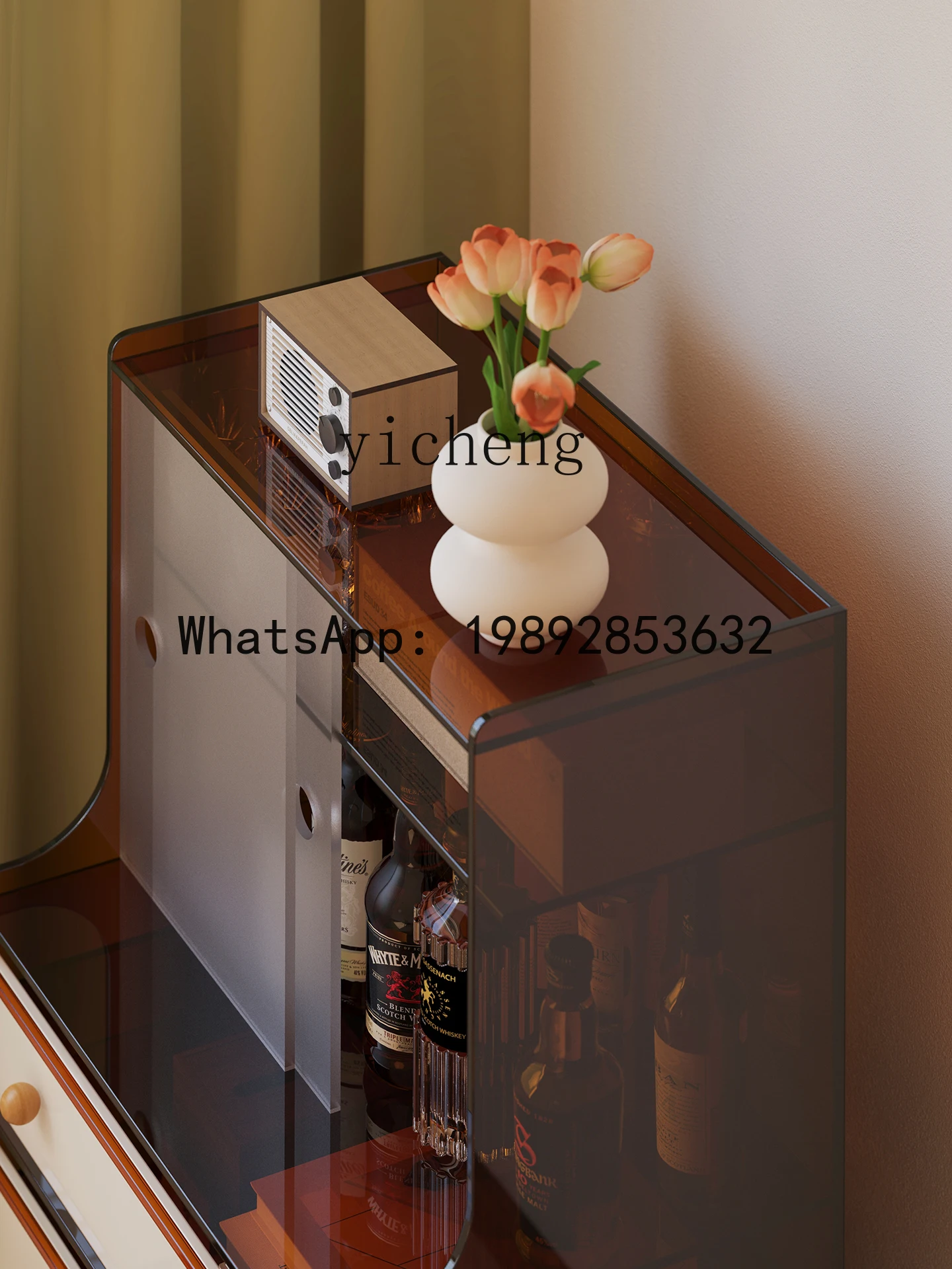AA  living room sofa side cabinet against the wall display cabinet wine  simple storage cabinet