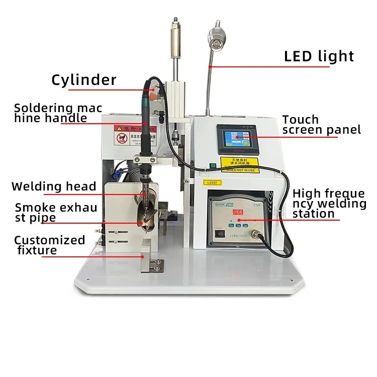 

XXZ-013 Semi-automatic soldering machine, aviation plug light strip USB connector PCB board foot-pedal