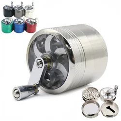 High Quality 55mm Zinc Metal Spice Tobacco Herb Grinder for Smoker As Smoking Accessory Crusher