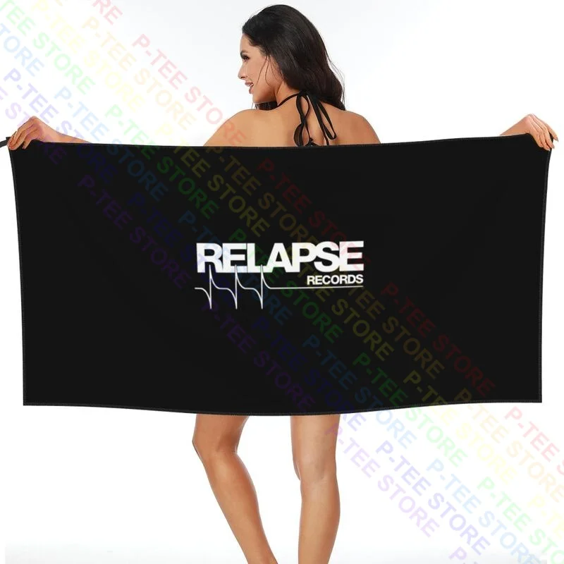 Relapse Records Quick dry Towel Surf Non-linting Superfine fiber