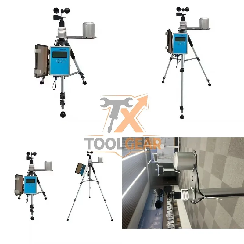 2026hotsale* RS485 Ip65 Waterproof Rainfall Gauge Wind Speed and Direction Oem Supported Environmental Monitoring Portable