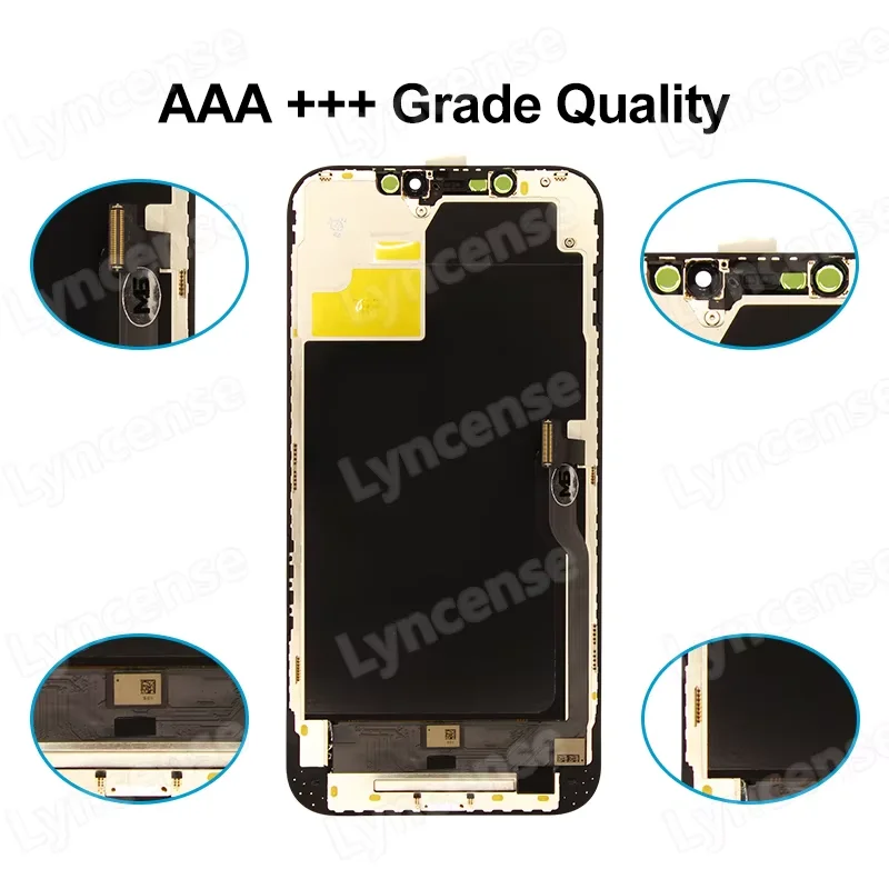 AAA+ OLED For iPhone 12 Pro Max LCD Display With 3D Touch Screen Digitizer For 12 Pro Max Screen Replacement Assembly Incell