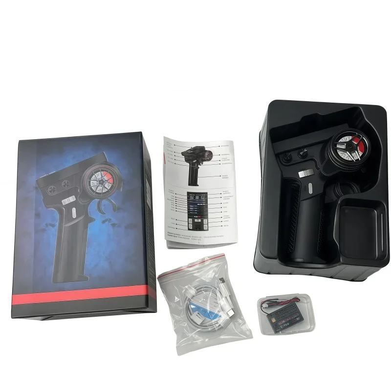 Hot RC CT-10B 10-kanałowy kolorowy ekran zdalnego sterowania 2.4G 10CH Odbiornik do wspinaczki Drift Vehicle RC Car Ship Tank