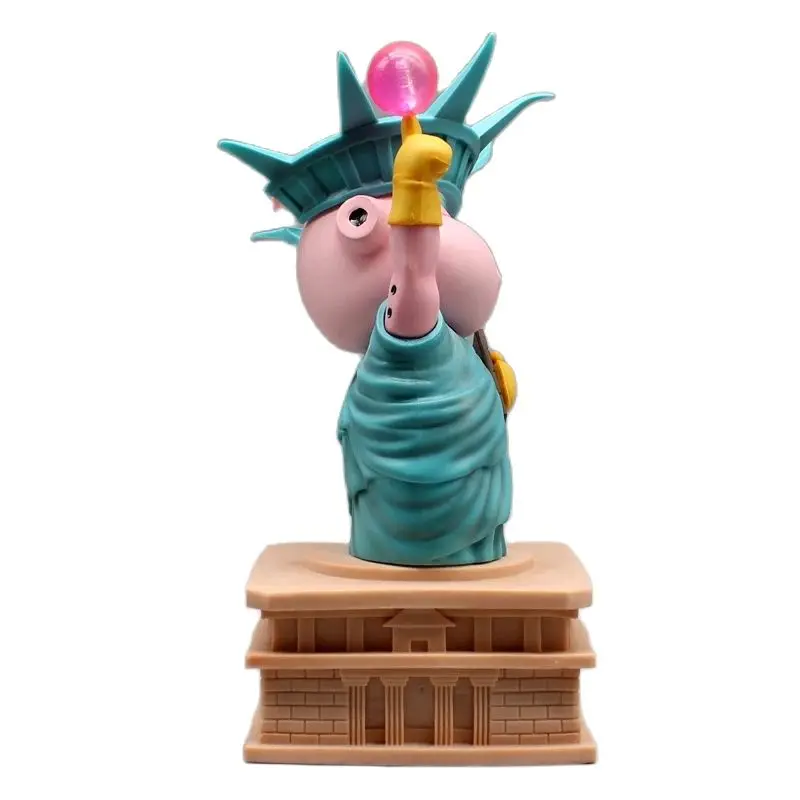 Dragon Ball Anime Modelo Decoração de Ornamento, Super Majin Buu COS Estátua da Liberdade, 8 "Figura Animação, Ornamento