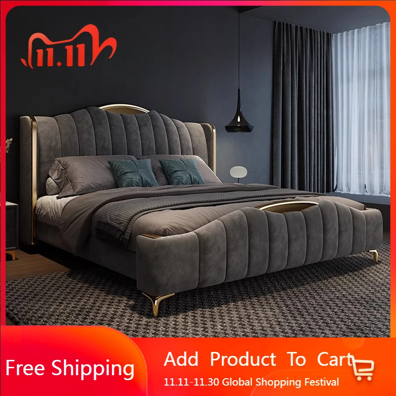 

Human Dog Bedroom Bed Modern European Princess Sleeping Floating Castle Bed Girls Luxury Letto Matrimoniale Trendy Furniture