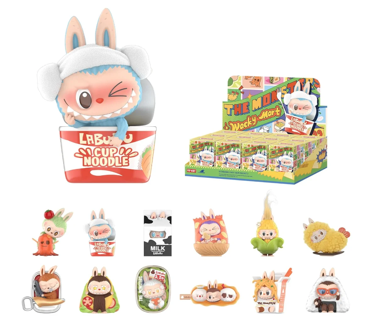 

POP MART The Monsters Wacky Mart Series Blind Box Figures, Random Design Action Figures Collectible Toys
