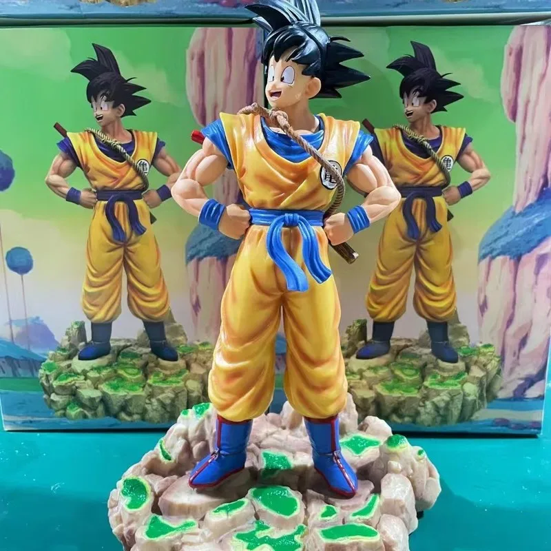 

Dragon Ball Z Goku GK Большая фэнтезийная статуя Сцена Руки на бедрах Летающий нимбус Фигурка в штучной упаковке