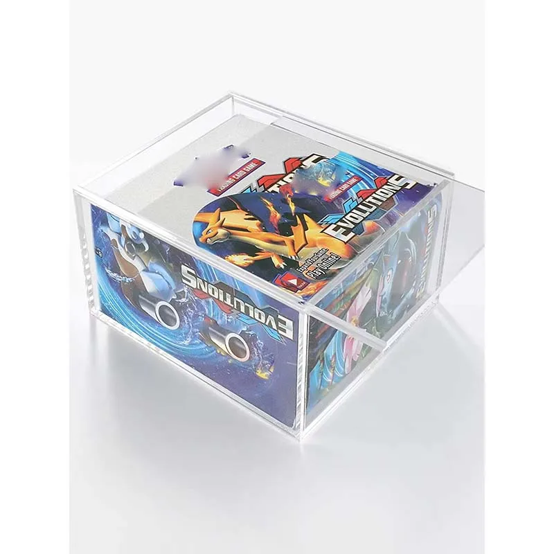 4mm thick Clear Acrylic Cards Protective Display Case Collectible Storage Box Gifts for Booster Box