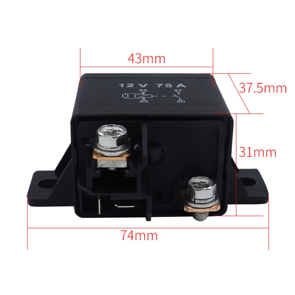 75A SPDT Forklift Starting Relay Built for Durability in Demanding Environments Including Loading Docks and Distribution Centers