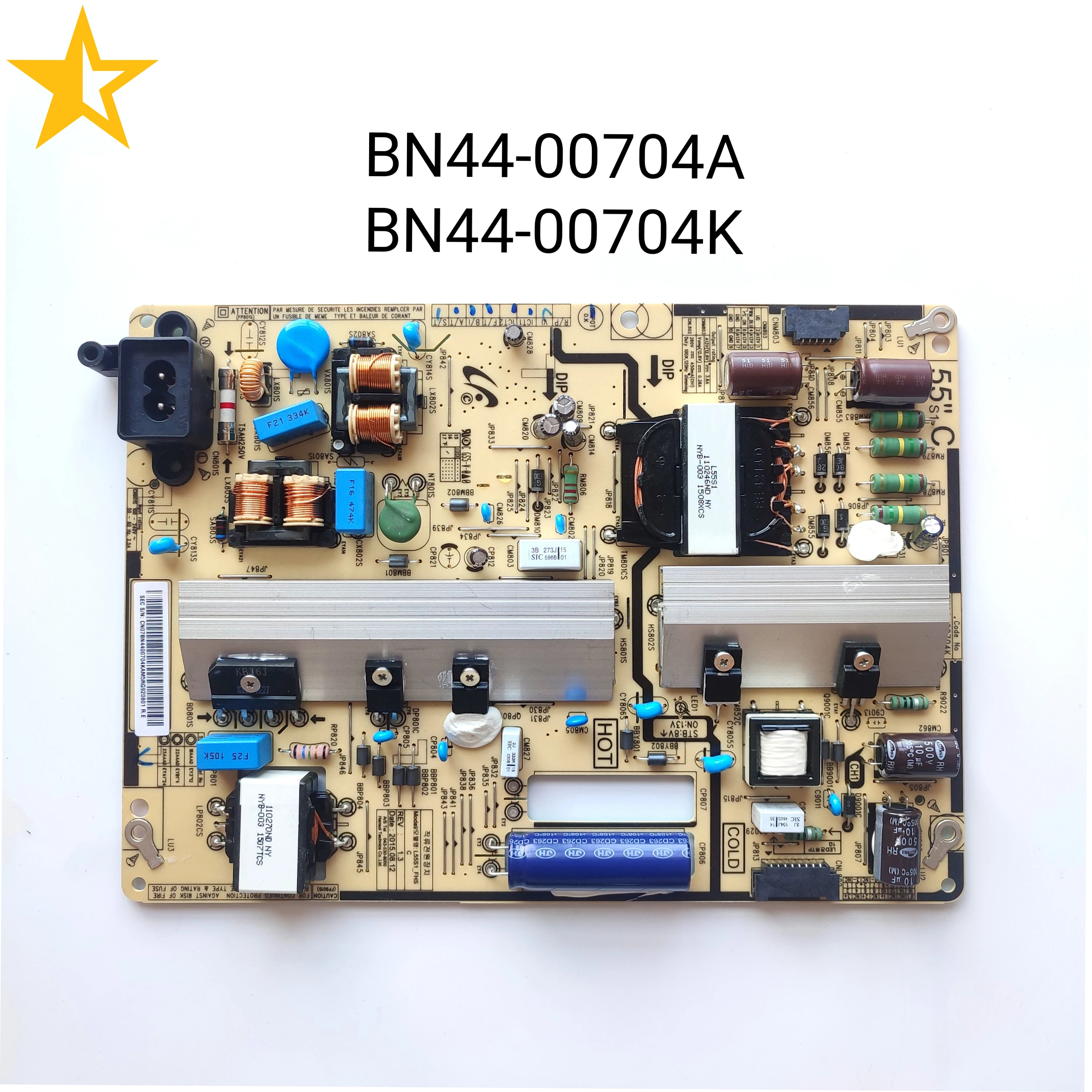 Nieuwe Originele Voeding Board BN44-00704A BN44-00704K L55s1_fhsc Voor 55 "Tv Un55h6350af Un55h6300af Un55h6400af