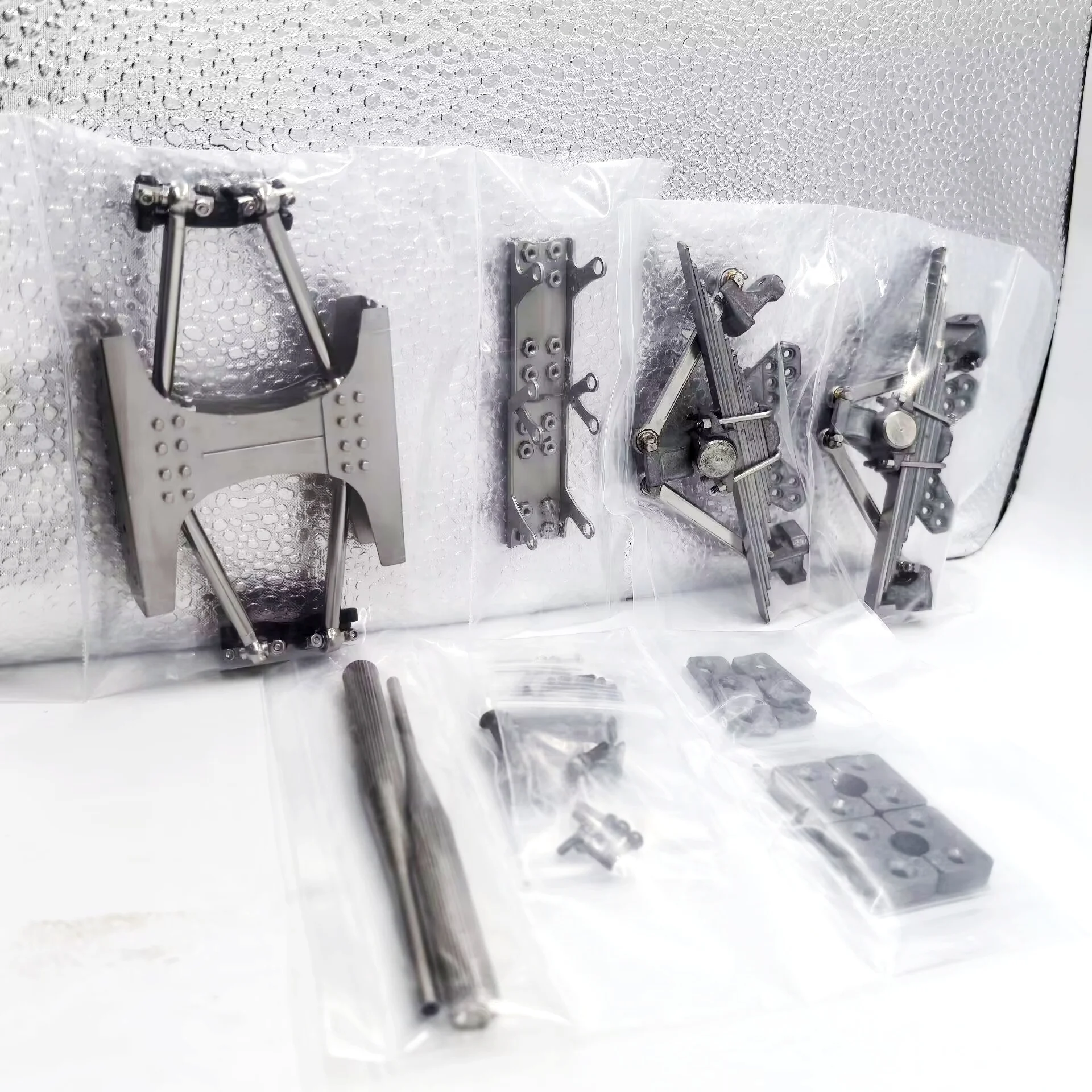 

Металлическая двухосная задняя подвеска RC 1/14 для тракторов-самосвалов Tamiya, Scania, MAN, Tripper, запчасти для DIY-проектов