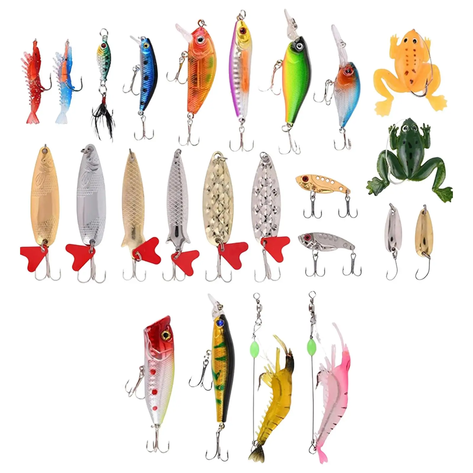 2023 Advent Calendar Fishing Set Xmas Fishing Accessories Tackle 24 Days Fishing Lures Set Men Boys Husband Lovers Father