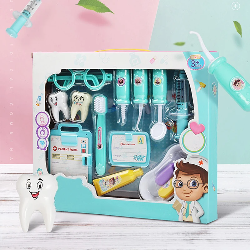 Juego de médicos para niños, casa de juegos de rol para niñas, Kit médico de simulación de Hospital, bolsa de enfermera, regalos de Juguetes